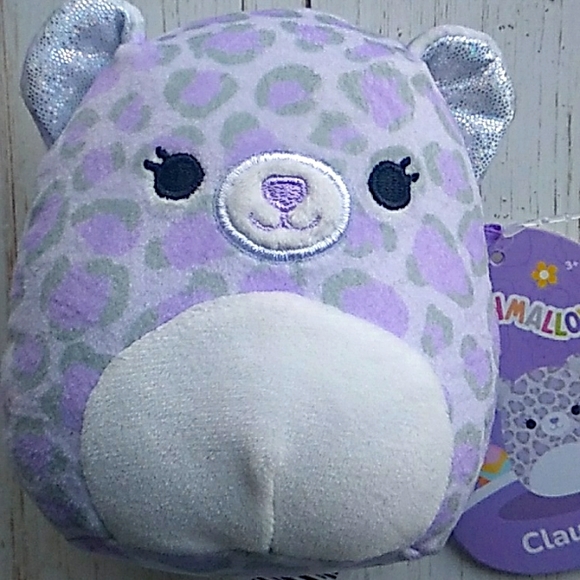 Squishmallows | Toys | Purple Leopard Print Mini Squishmallow | Poshmark